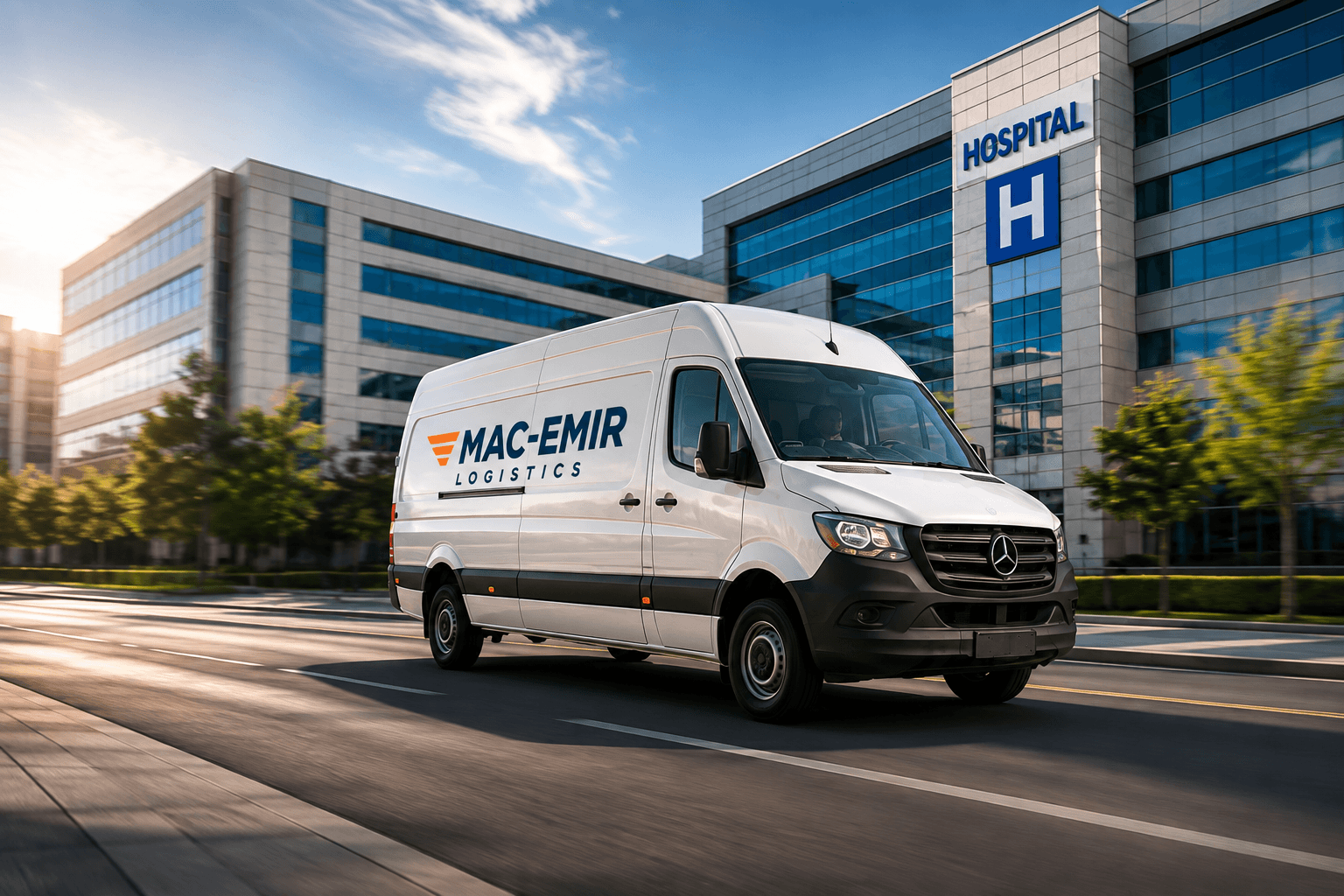 Mac-Emir Logistics delivery van